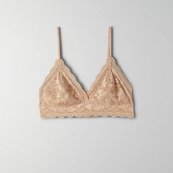 Aritzia Talula Renfrew Bralette Warm Sand Size XS - Picture 1 of 4